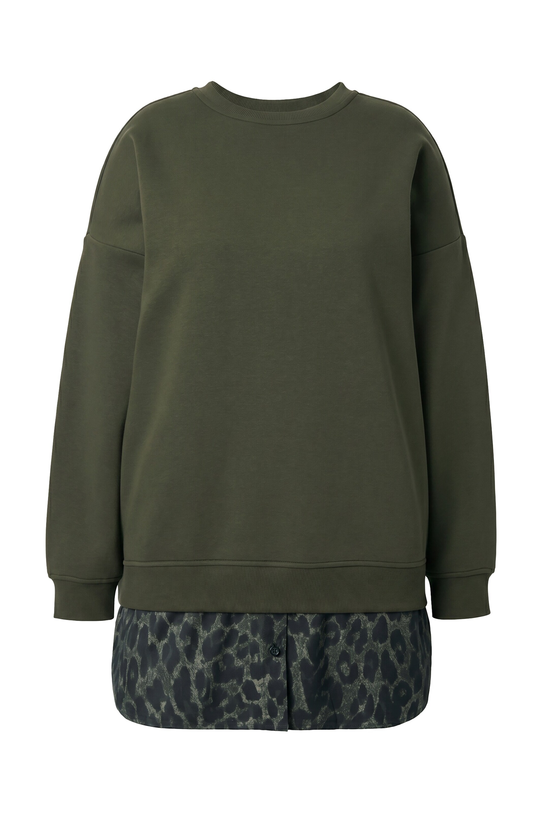 Studio Untold Sweatshirt in Green: front
