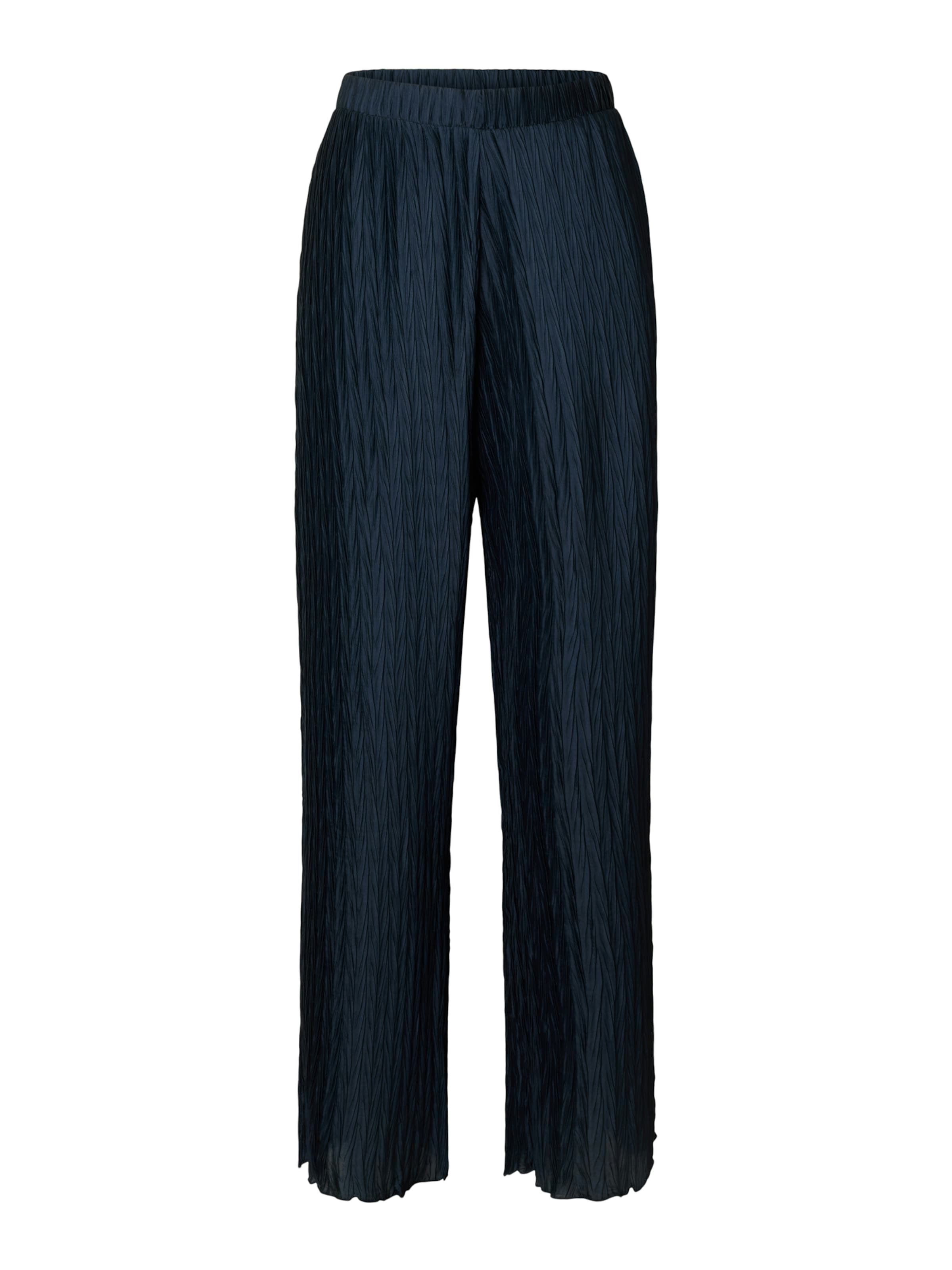 SELECTED Wide leg Byxa 'SLFelma' i blå: framsida