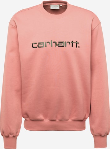 Sweat-shirt Carhartt WIP en rose : devant