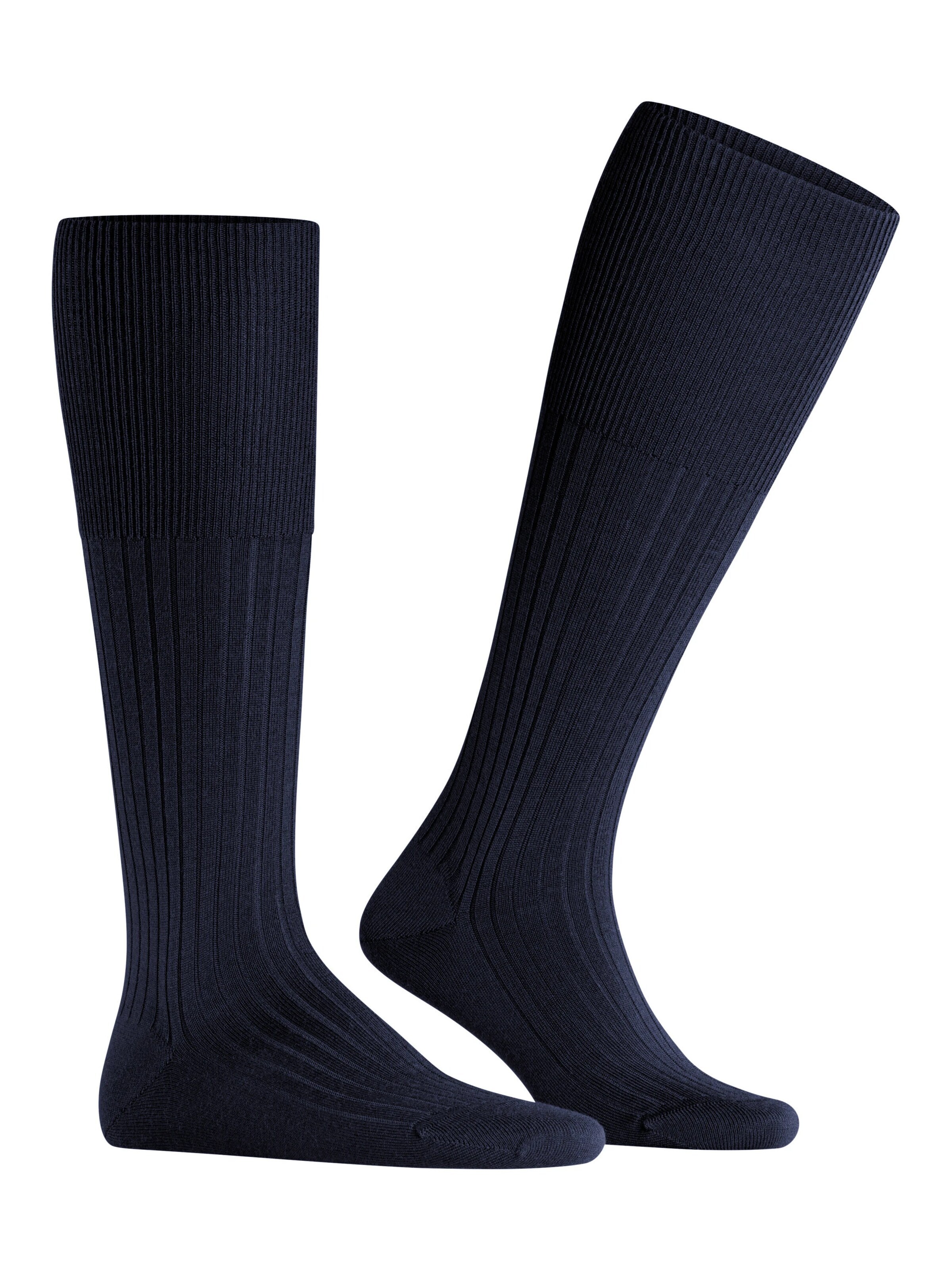 FALKE Knee High Socks 'Bristol Pure' in Blue