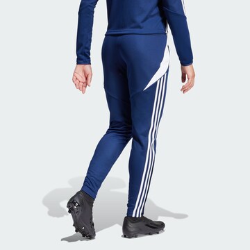 ADIDAS PERFORMANCE Slim fit Workout Pants 'Tiro 24' in Blue