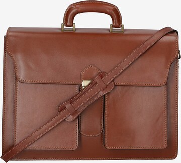 Gave Lux Document Bag in Brown: front