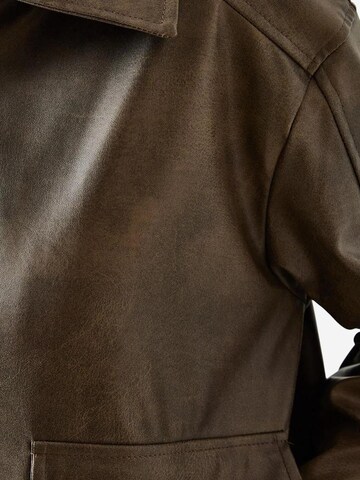 Bianco Lucci Between-Season Jacket in Brown