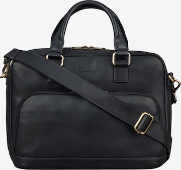 Benthill Briefcase in Black: front