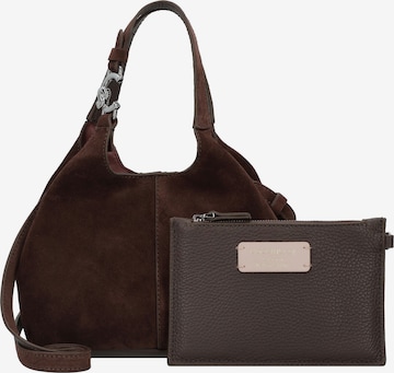 Sac bandoulière 'C-Easy' Coccinelle en marron : devant