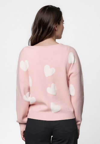Kleinigkeit Pullover 'Lovely Wollma' in Pink