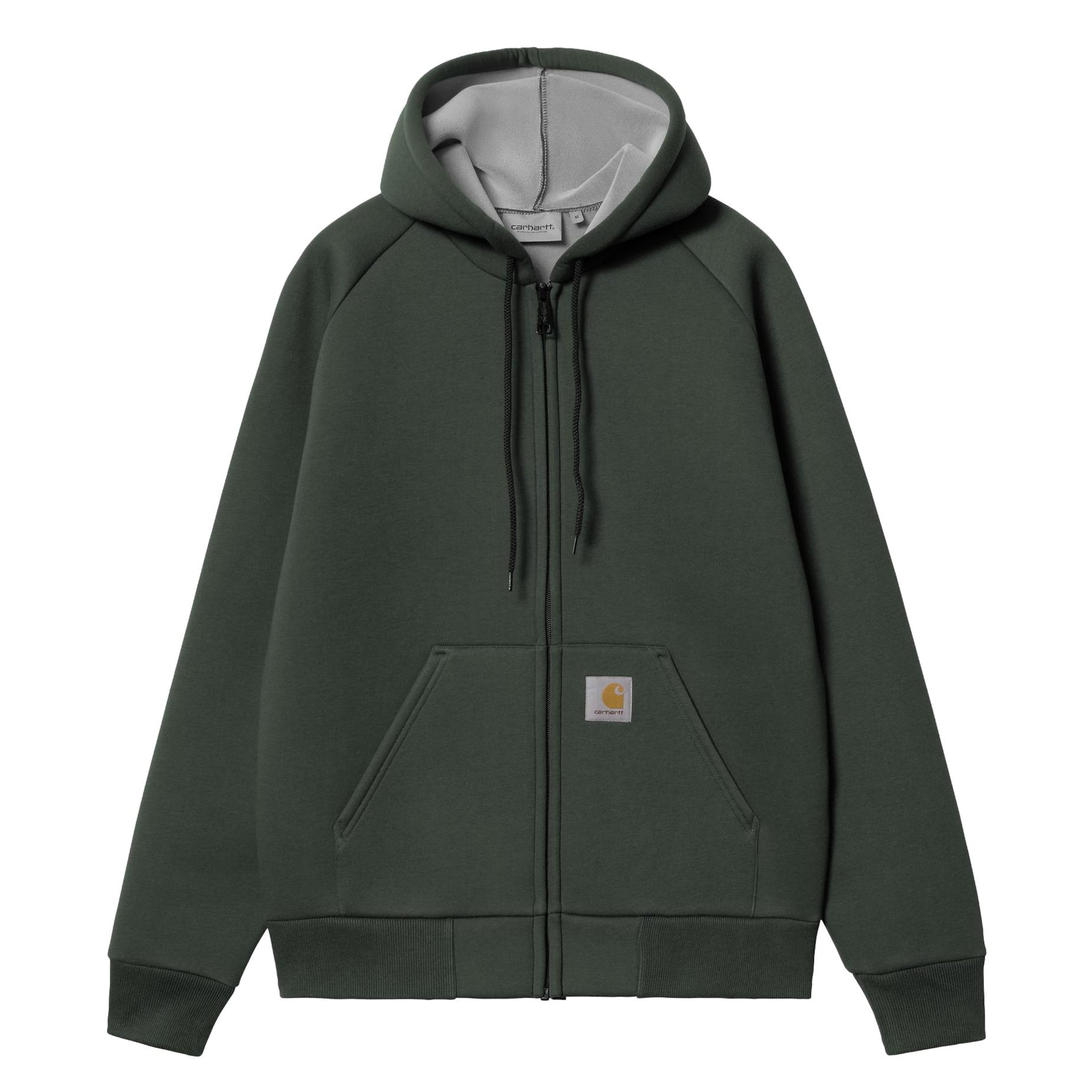 Carhartt WIP Sweatjakke 'Lux' i grøn: forside