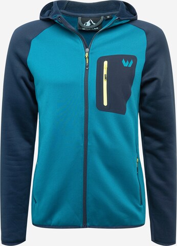 Whistler Athletic Fleece Jacket 'Salen' in Blue: front