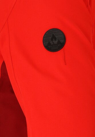 Whistler Athletic Jacket 'Drizzle' in Red