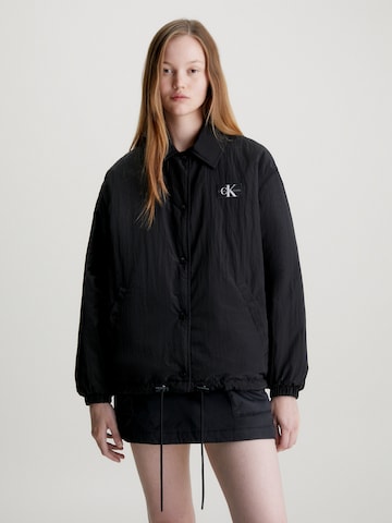 Calvin Klein Jeans Between-Season Jacket in Black: front