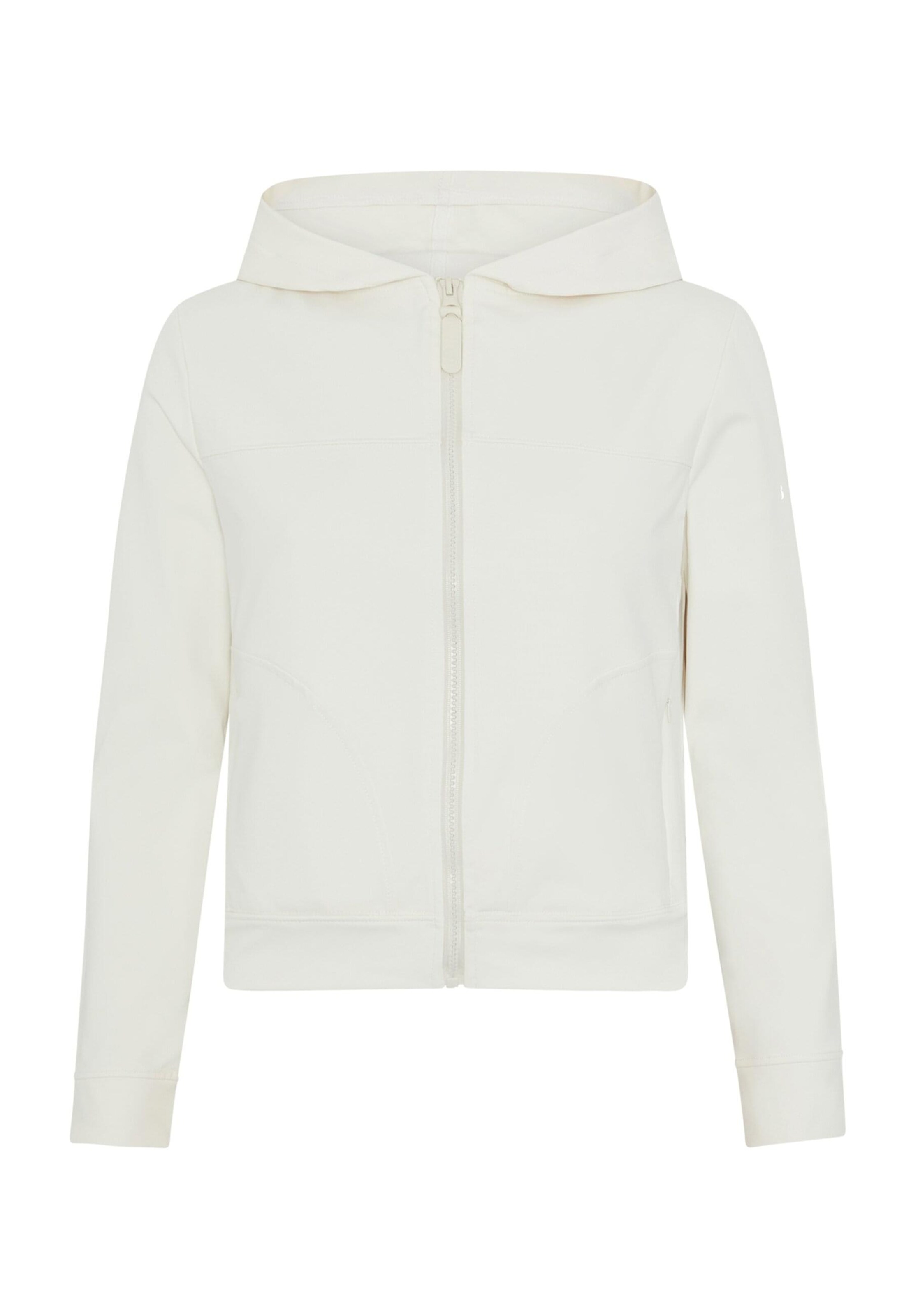 Born Living Yoga Top 'Nova' in Wit: voorkant