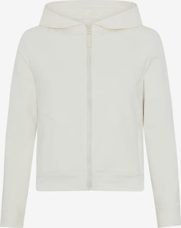 Born Living Yoga Sports sweat jacket 'Nova' in White: front