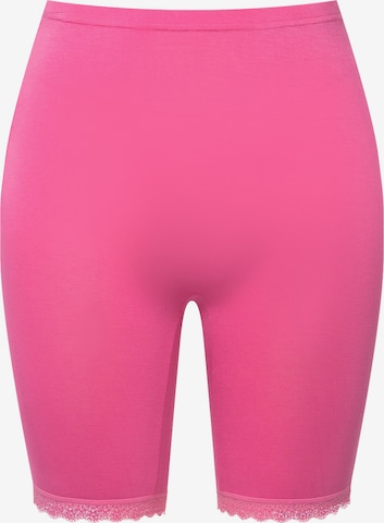 Ulla Popken Shaping Pants in Pink: front