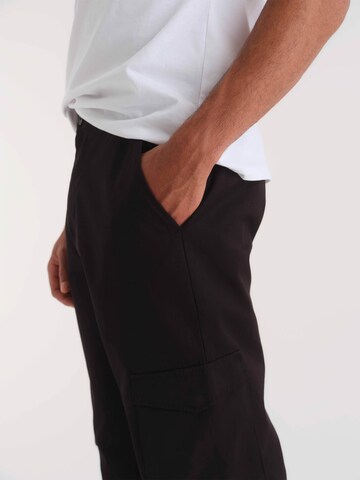 TRAPP Loosefit Cargobroek 'Jaron' in Zwart