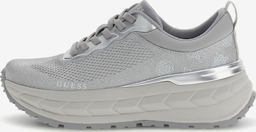 GUESS Sneakers 'Runit 4G' in Silver: front