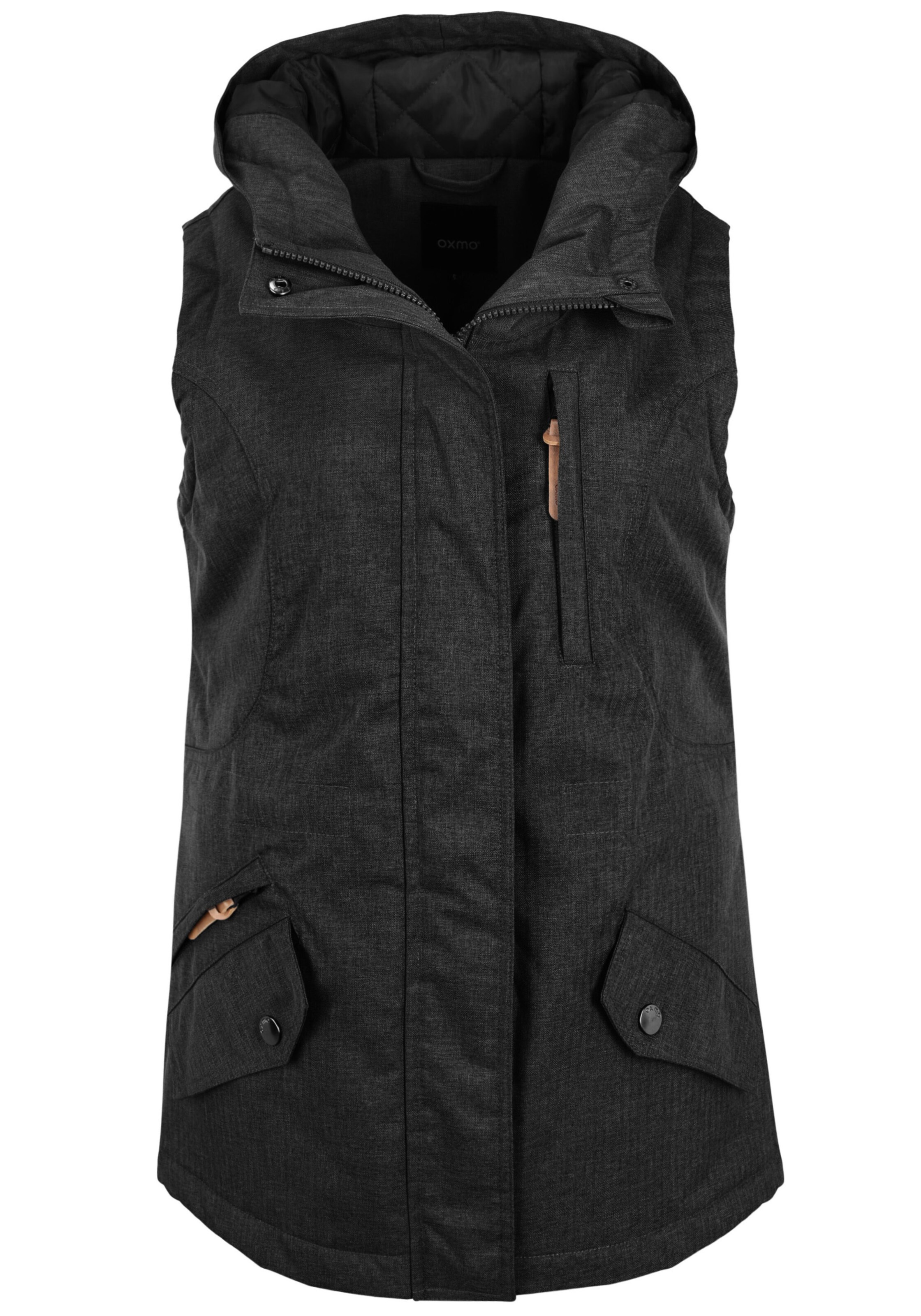 Gilet 'Belissa' di Oxmo in nero: frontale