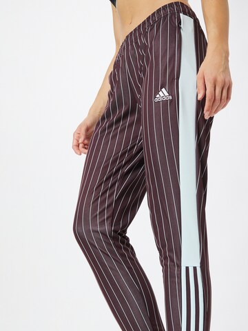 ADIDAS SPORTSWEAR Regular Workout Pants 'Tiro' in Red