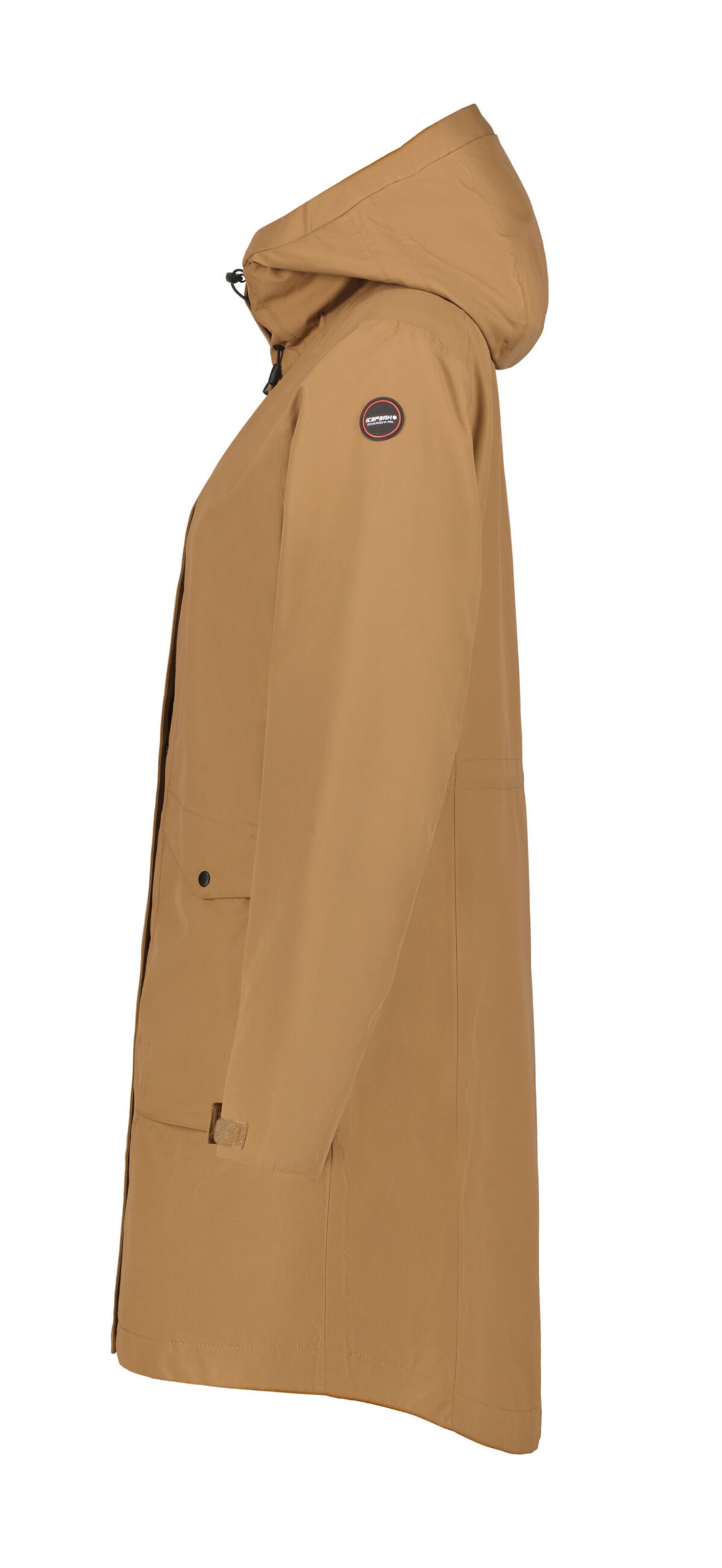 ICEPEAK Outdoormantel 'Ulysses' in Braun