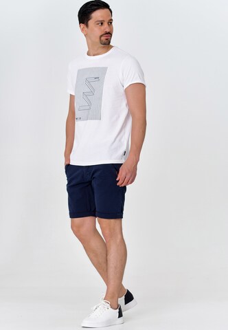 INDICODE JEANS Regular Chino Pants 'Caedmon' in Blue