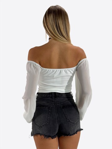 Elara Bluse in Weiß