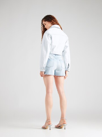 ABOUT YOU x Toni Garrn Regular Shorts 'Theres' in Blau