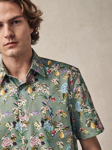 Next - Regular Fit Camisa em verde