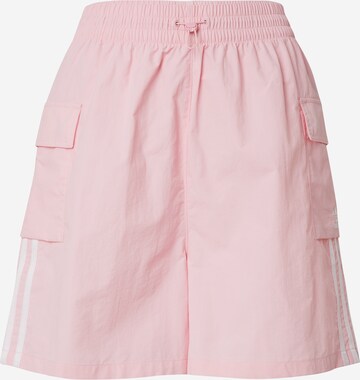 Loosefit Pantalon cargo ADIDAS ORIGINALS en rose : devant