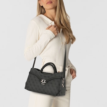 GUESS Kézitáska 'DEA GIRLFRIEND SATCHEL' - szürke: elől