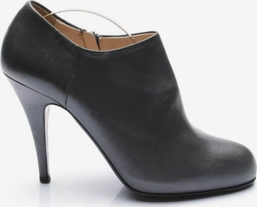 PRADA Stiefeletten 38,5 in Silber: predná strana