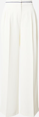 MORE & MORE Wide leg Pantalon 'Fluent' in Beige: voorkant