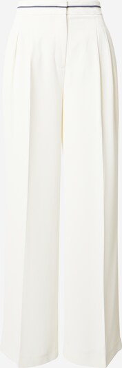 MORE & MORE Bügelfaltenhose 'Fluent' in beige / marine, Produktansicht