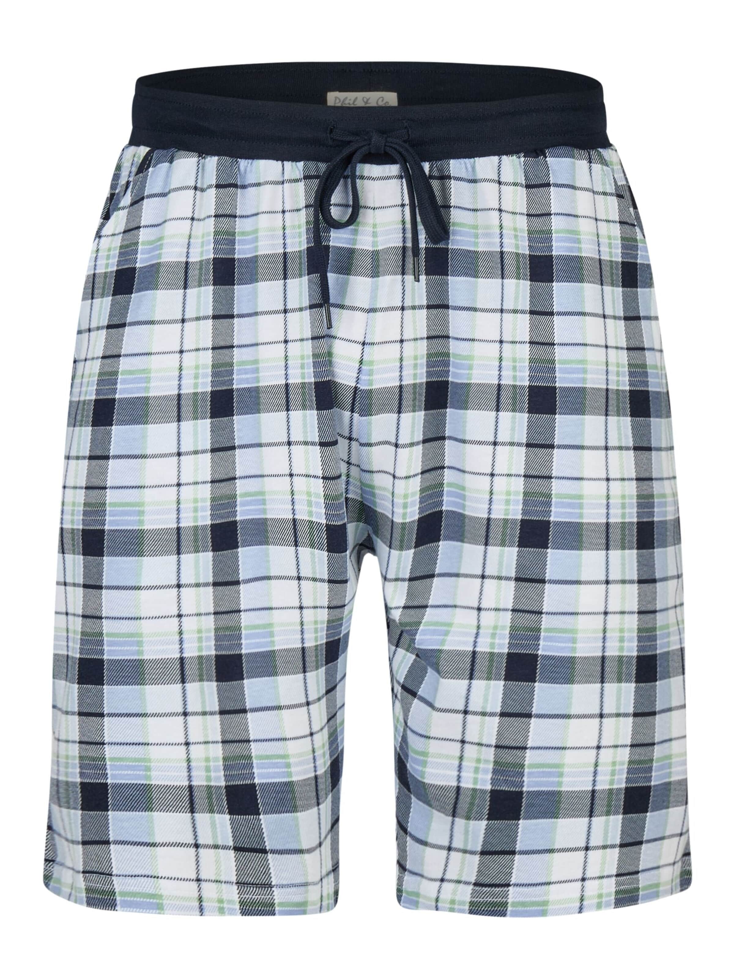 Phil & Co. Berlin Pyjama kort 'Fashionable' in Gemengde kleuren