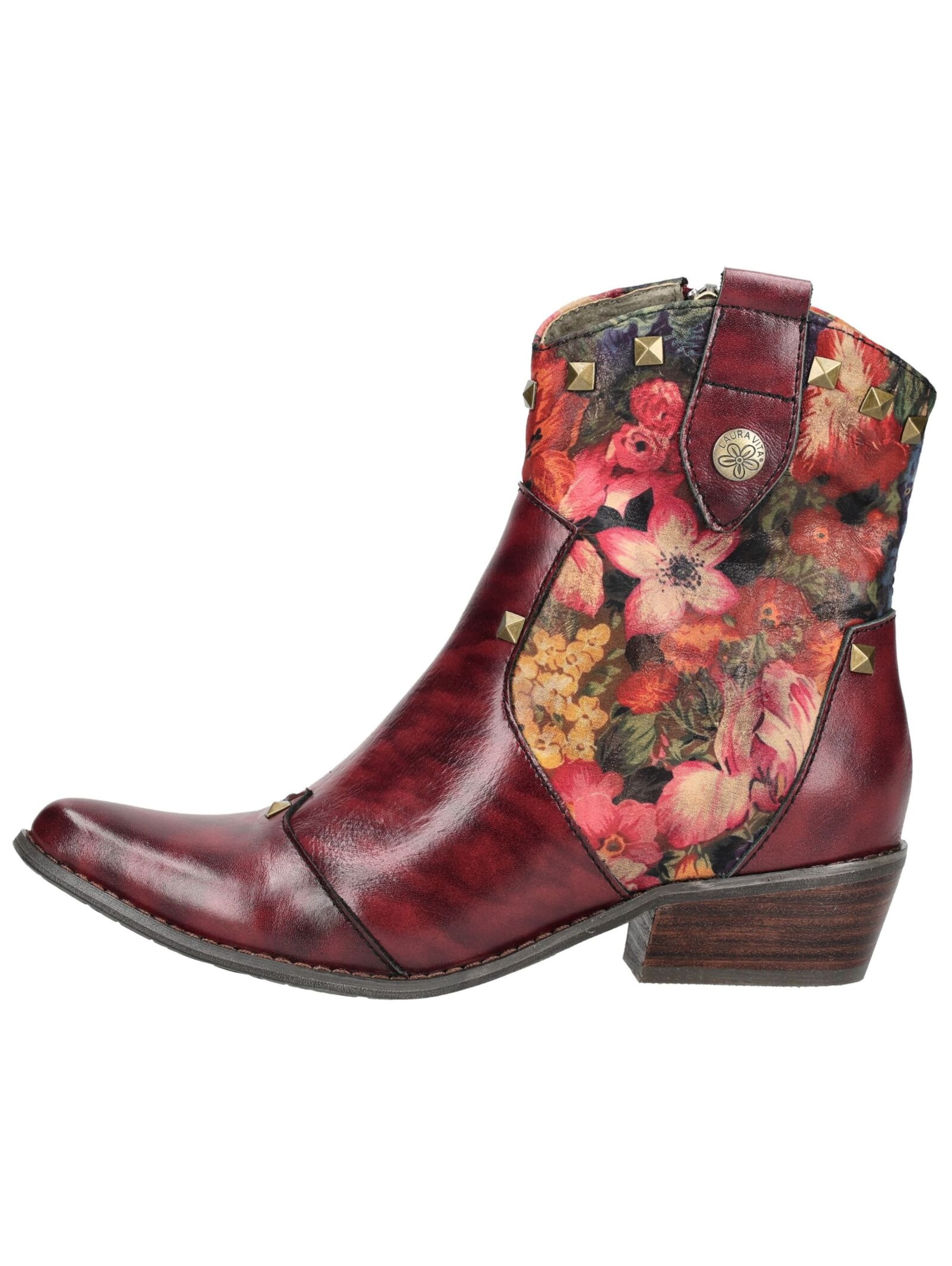 Bottines Laura Vita en rouge