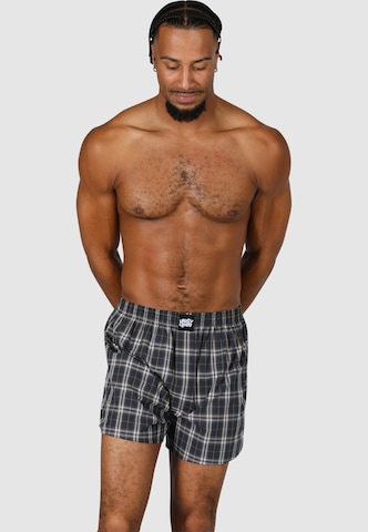 Lousy Livin Boxer shorts 'Check' in Blue
