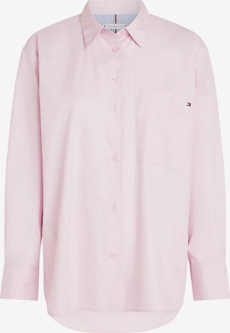 TOMMY HILFIGER Bluse 'Essential' in Pink: predná strana