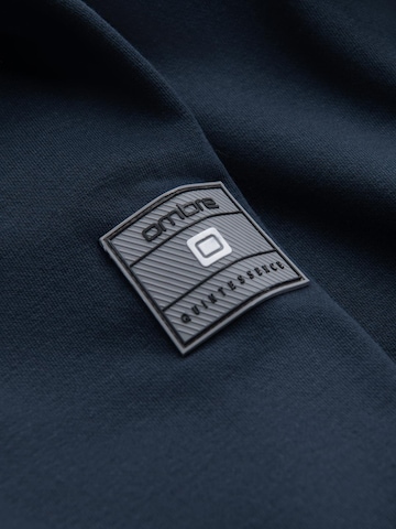 Ombre Sweatvest 'OM-SSZP-0215' in Blauw