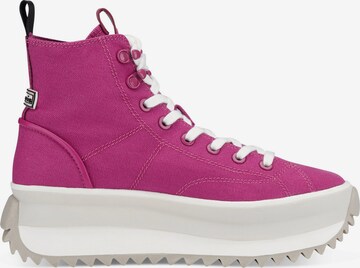 TAMARIS High-Top Sneakers in Pink