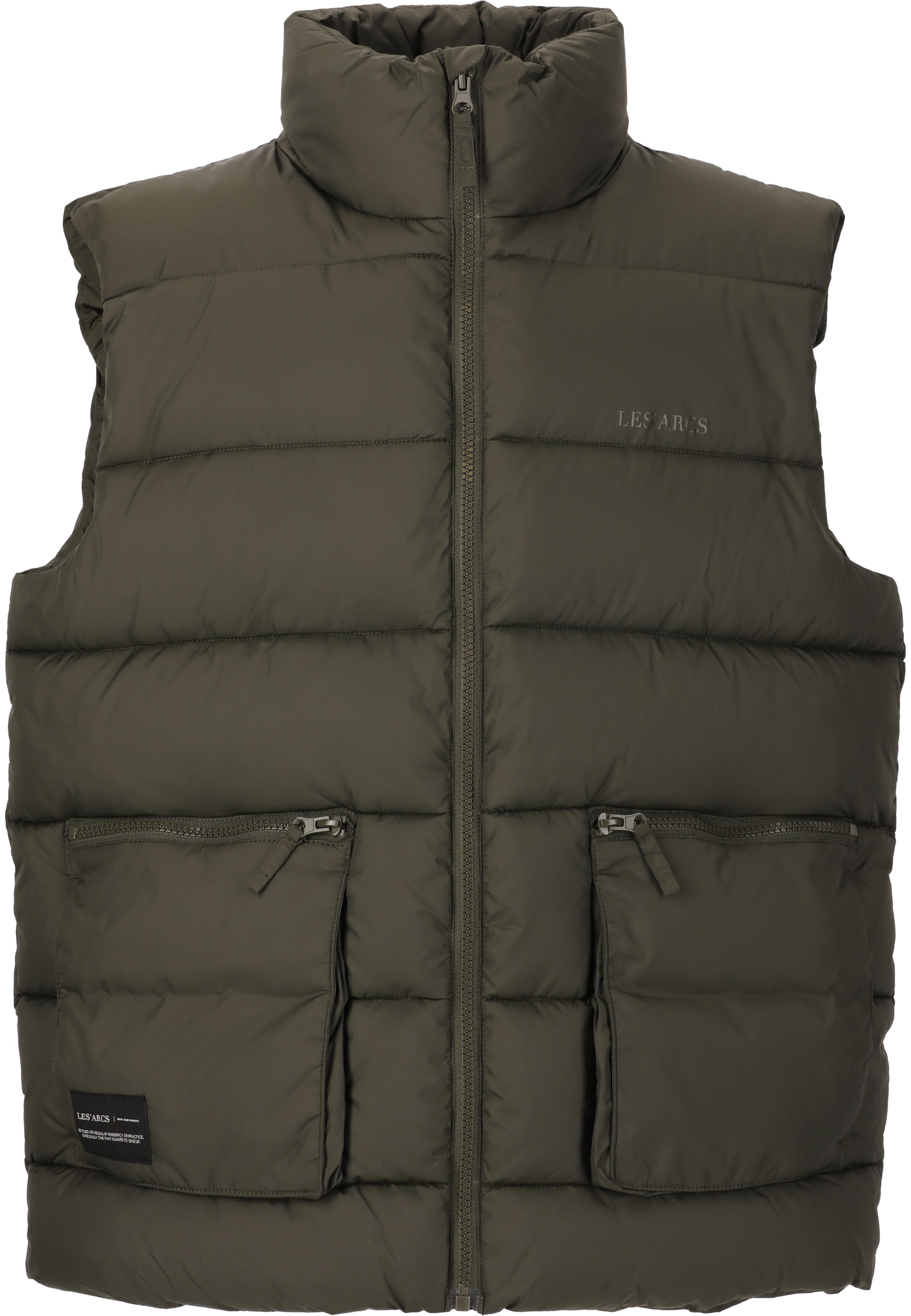 Les'Arcs Weste 'Mackod' in Grün: Vorderseite