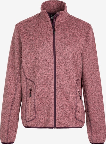 Whistler Athletic Fleece Jacket in Pink: front