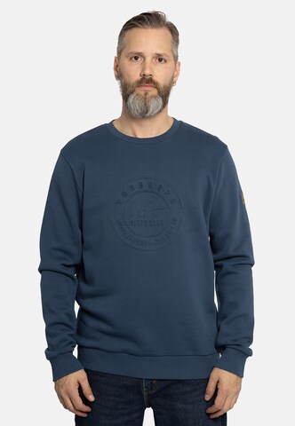 FORSBERG Sweatshirt in Blau: Vorderseite