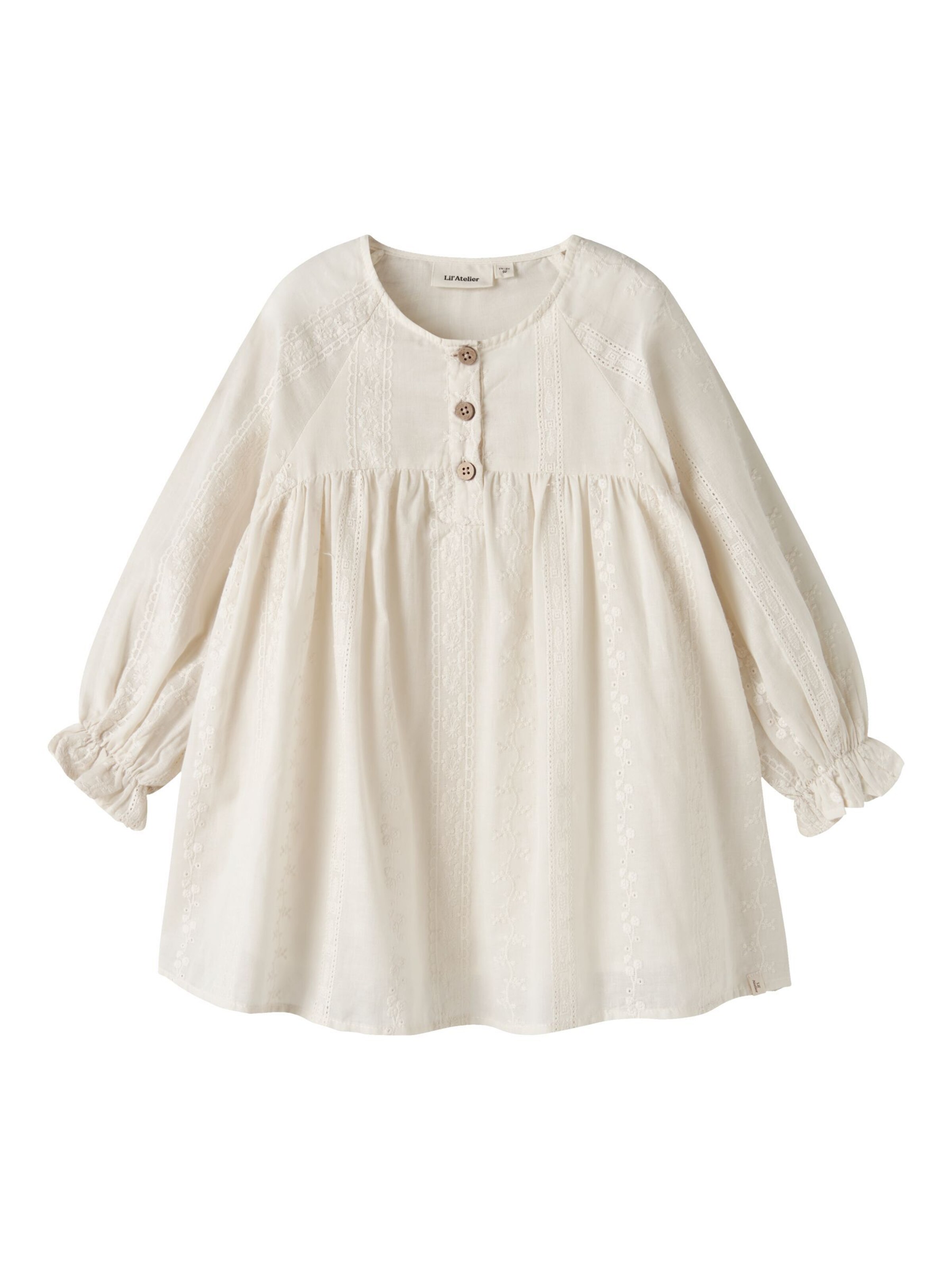 Lil'Atelier - Vestido en blanco: frente
