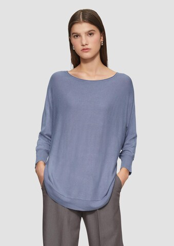 QS Pullover in Blau: Vorderseite