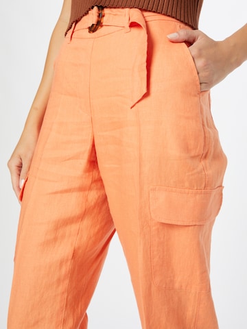 TAIFUN Loosefit Kalhoty – oranžová