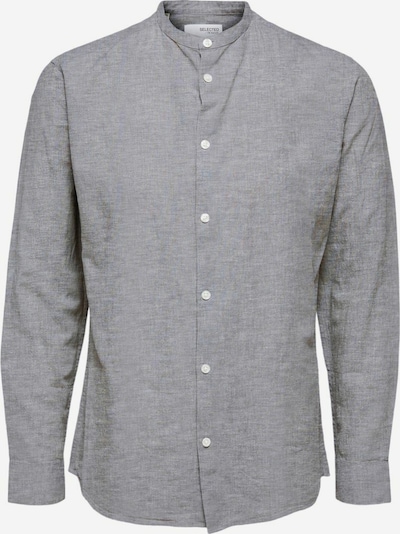 SELECTED HOMME Button Up Shirt in Grey / White, Item view
