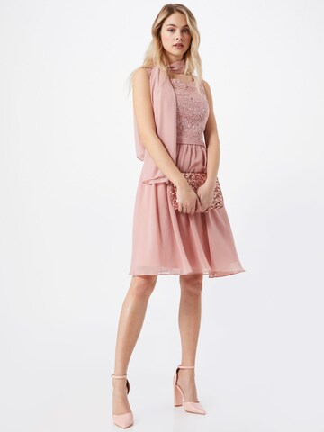 mascara Cocktail Dress in Pink