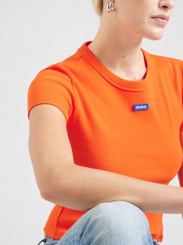 HUGO Shirt in Orange