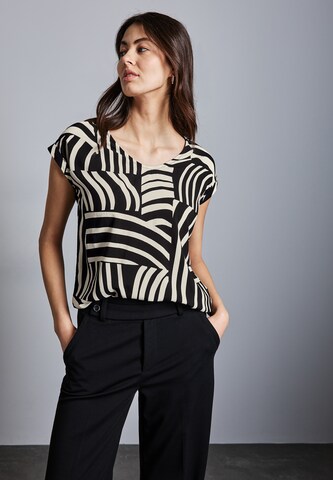 STREET ONE Blouse in Black: front