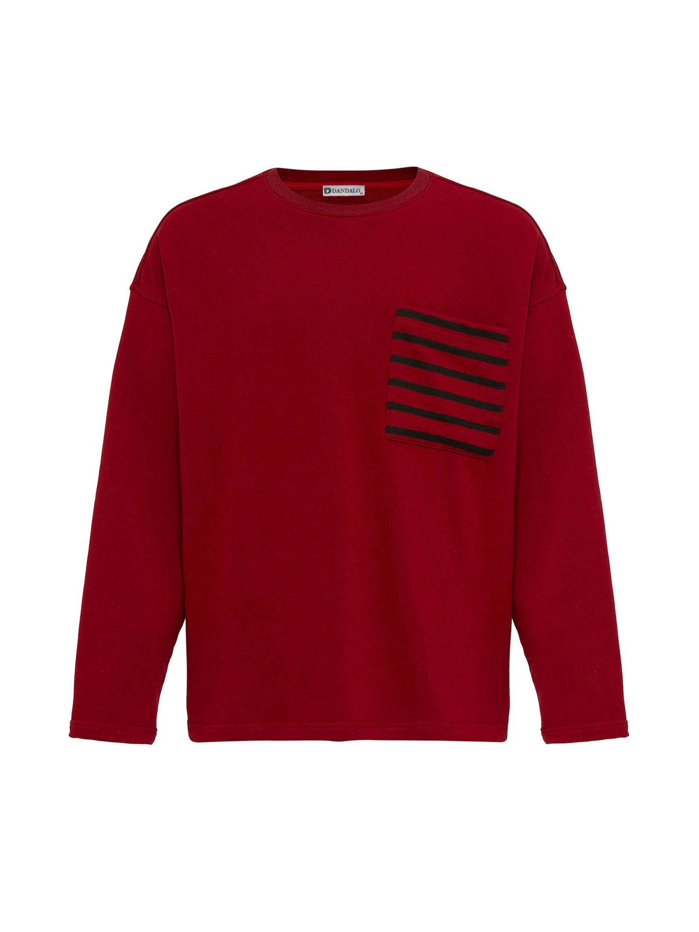 Dandalo Sweatshirt in Rot: Vorderseite