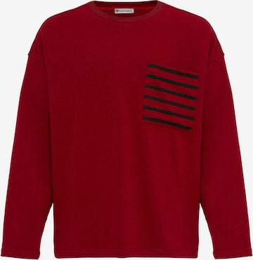Sweat-shirt Dandalo en rouge : devant