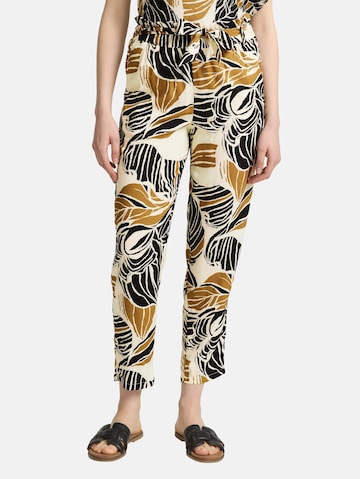 TOM TAILOR Loosefit Broek in Beige: voorkant